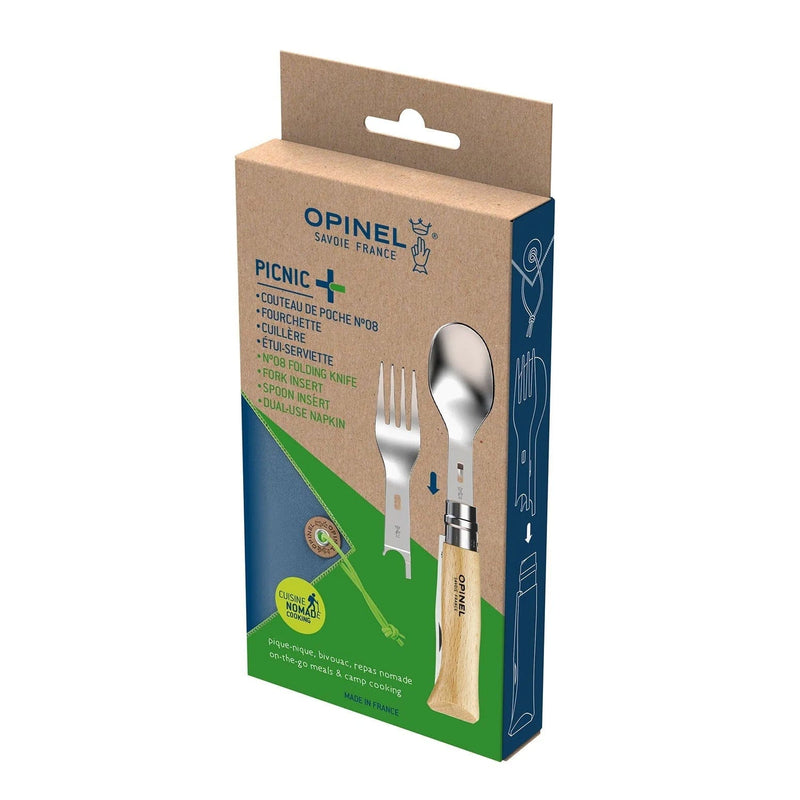 Load image into Gallery viewer, Opinel Picnic + Cutlery Set