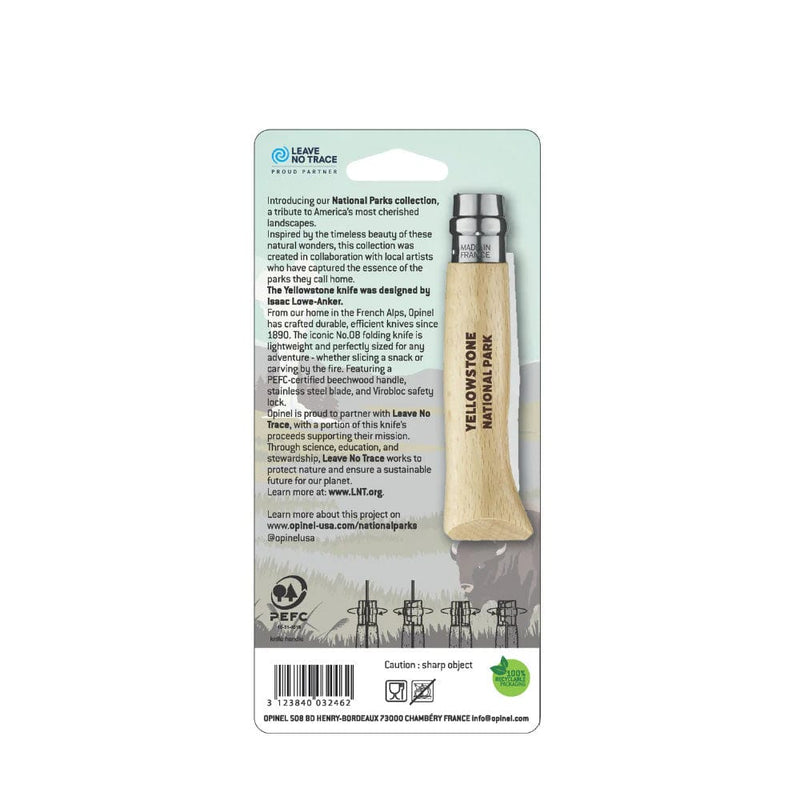 Load image into Gallery viewer, Opinel No.08 Yellowstone National Park Folding Pocket Knife
