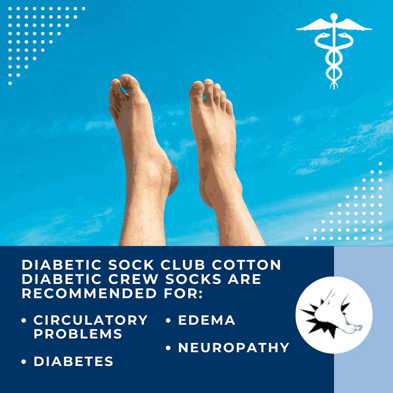 Load image into Gallery viewer, Diabetic Sock Club Women's Cotton Diabetic Crew Socks (6 Pair)