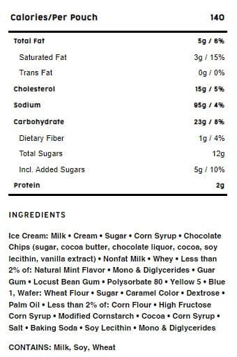 Load image into Gallery viewer, Mountain House Mint Chocolate Chip Ice Cream Sandwich