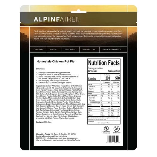 Load image into Gallery viewer, AlpineAire Homestyle Chicken Pot Pie