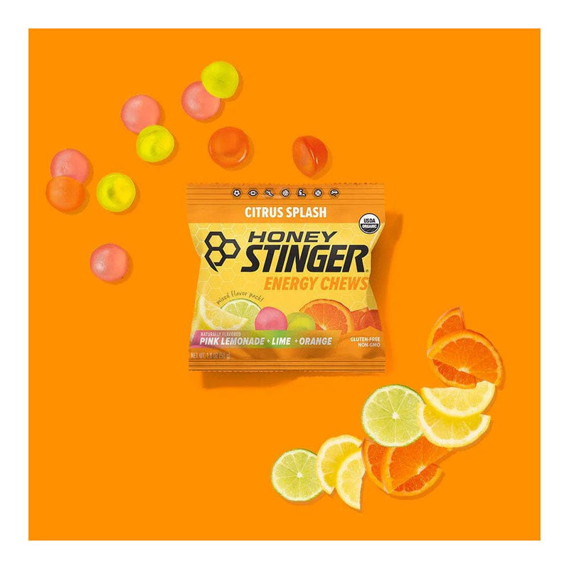 Load image into Gallery viewer, Honey Stinger Citrus Splash Organic Energy Chews