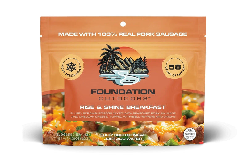 Load image into Gallery viewer, FOUNDATION Outdoors Rise & Shine Breakfast Meal