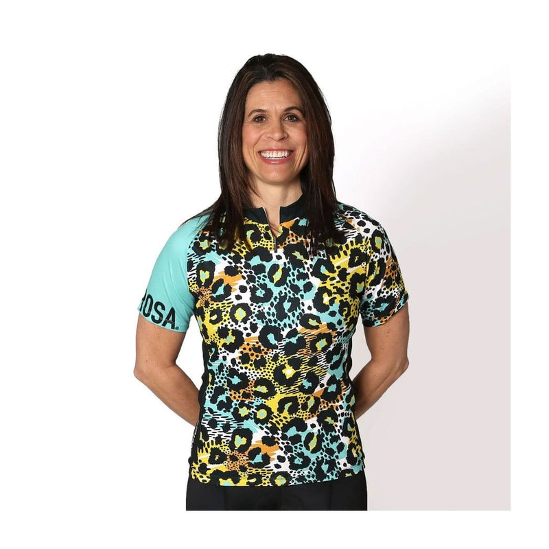 Load image into Gallery viewer, Velorosa Cheetahlicious Womens Cycling Short-Sleeved