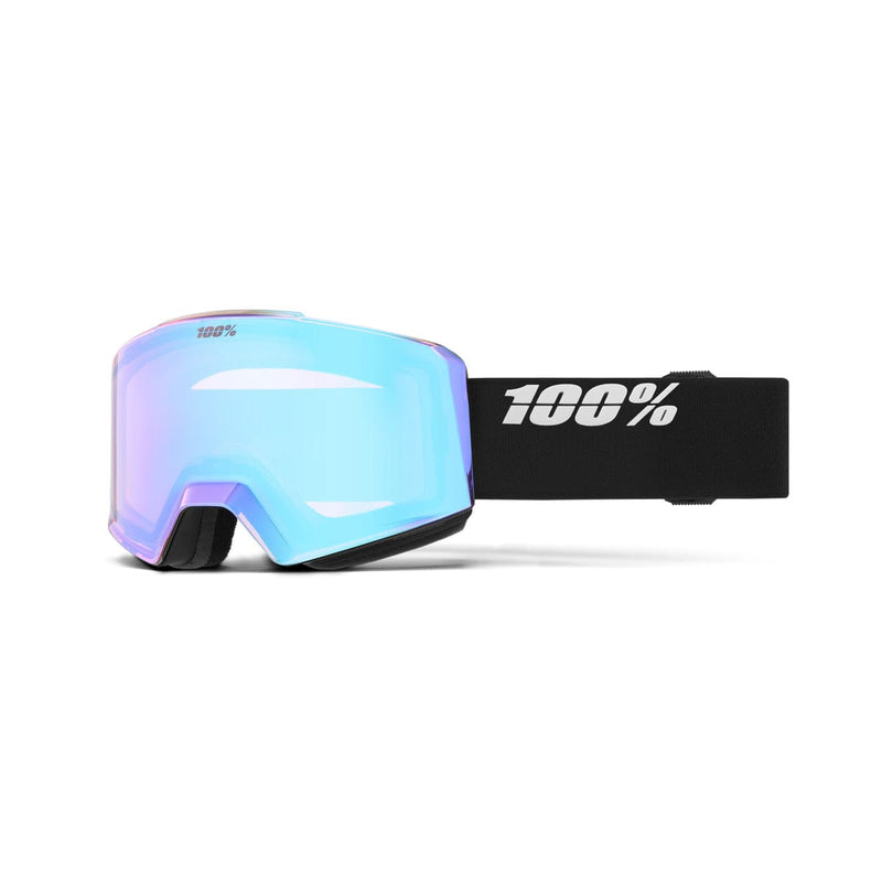 Load image into Gallery viewer, 100% NORG HiPER Goggle Black/Silver - Mirror Silver Lens