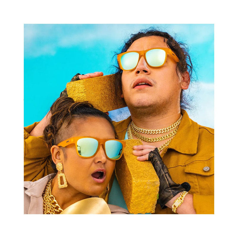 Load image into Gallery viewer, goodr BFG Sunglasses - Gold Digging With Sasquatch