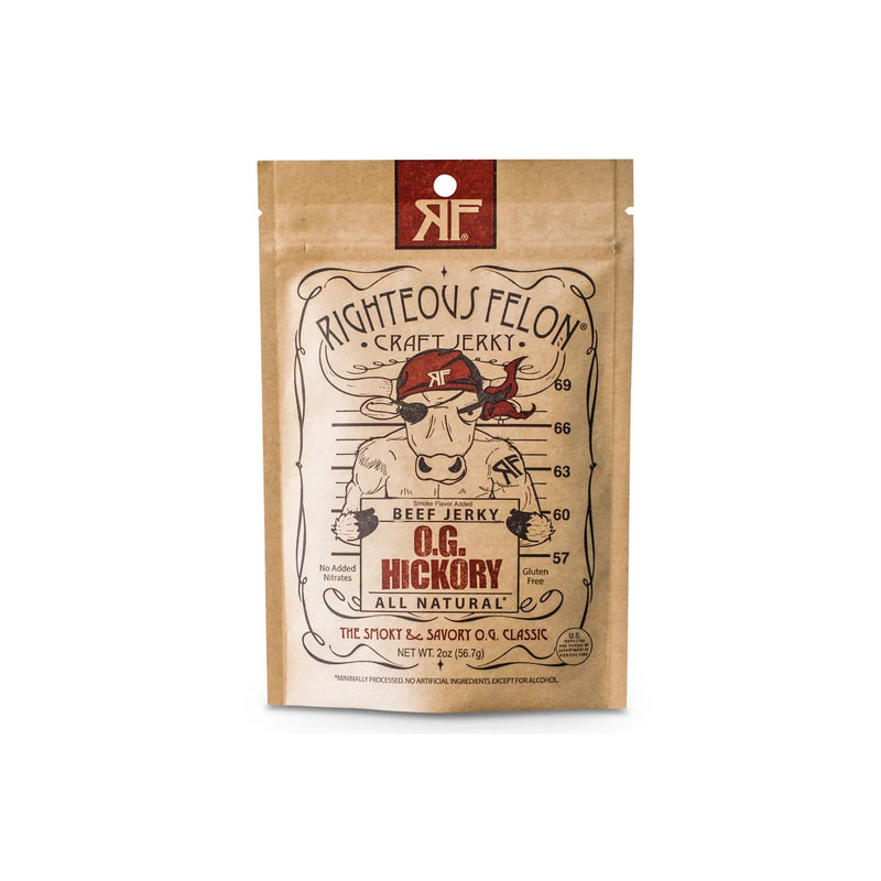 Load image into Gallery viewer, Righteous Felon O.G. Hickory Beef Jerky