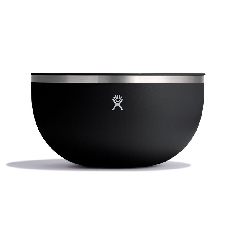 Load image into Gallery viewer, Black bowl with a silver rim on a white background