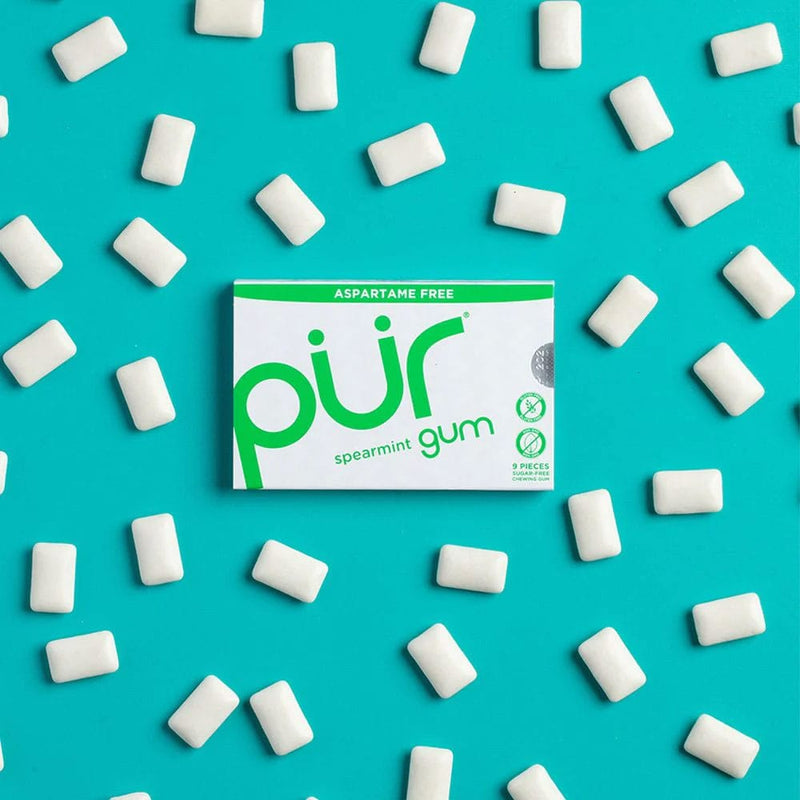 Load image into Gallery viewer, PUR Spearmint Gum Blister Pack