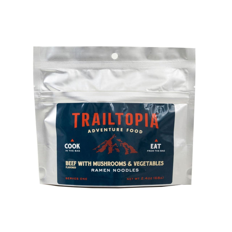 Load image into Gallery viewer, Trailtopia Adventure Food Ramen Noodles - Beef flavored with Vegetables and Mushrooms