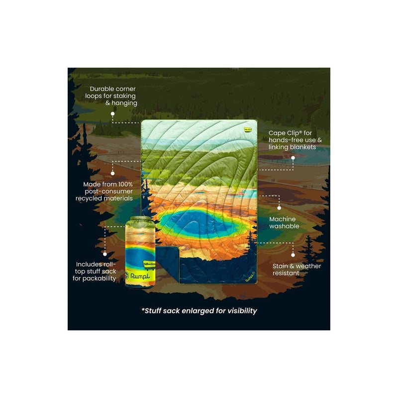 Load image into Gallery viewer, Rumpl Original Puffy Blanket - Yellowstone National Park