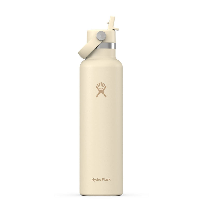 Load image into Gallery viewer, Hydro Flask 24 oz. Standard Mouth Flex Straw Cap Water Bottle-Coconut