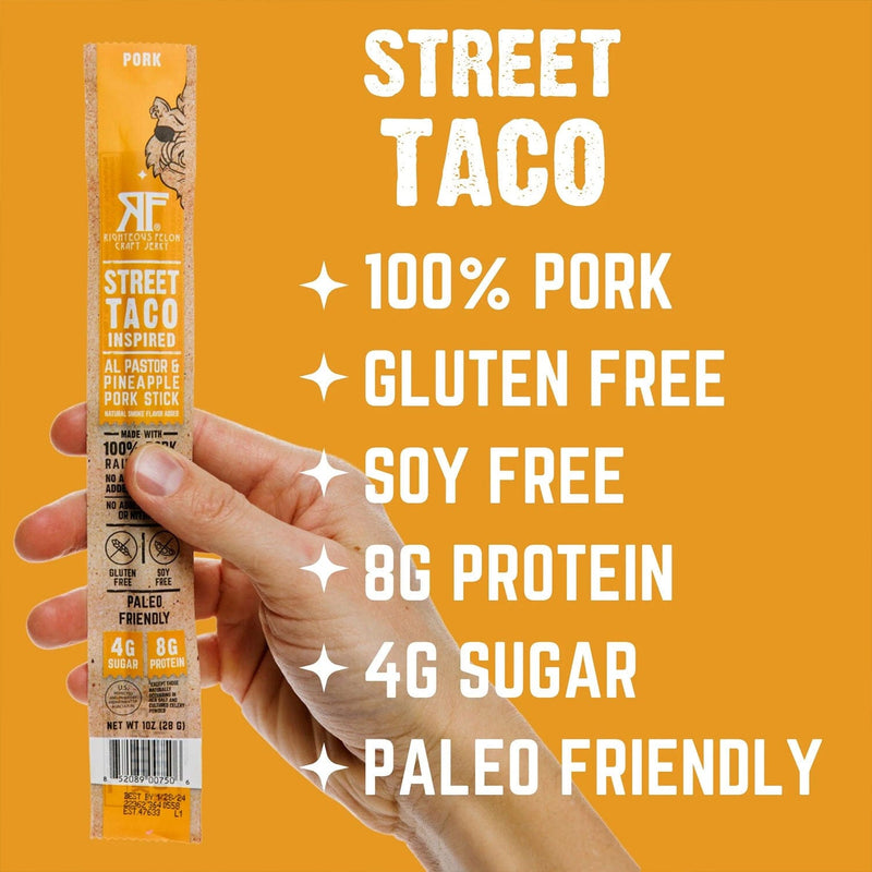 Load image into Gallery viewer, Righteous Felon Craft Jerky Street Taco Pork Stick