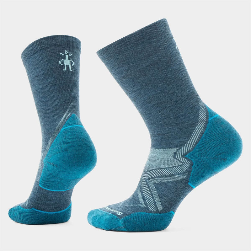 Load image into Gallery viewer, Pair of blue and gray socks on a light gray background