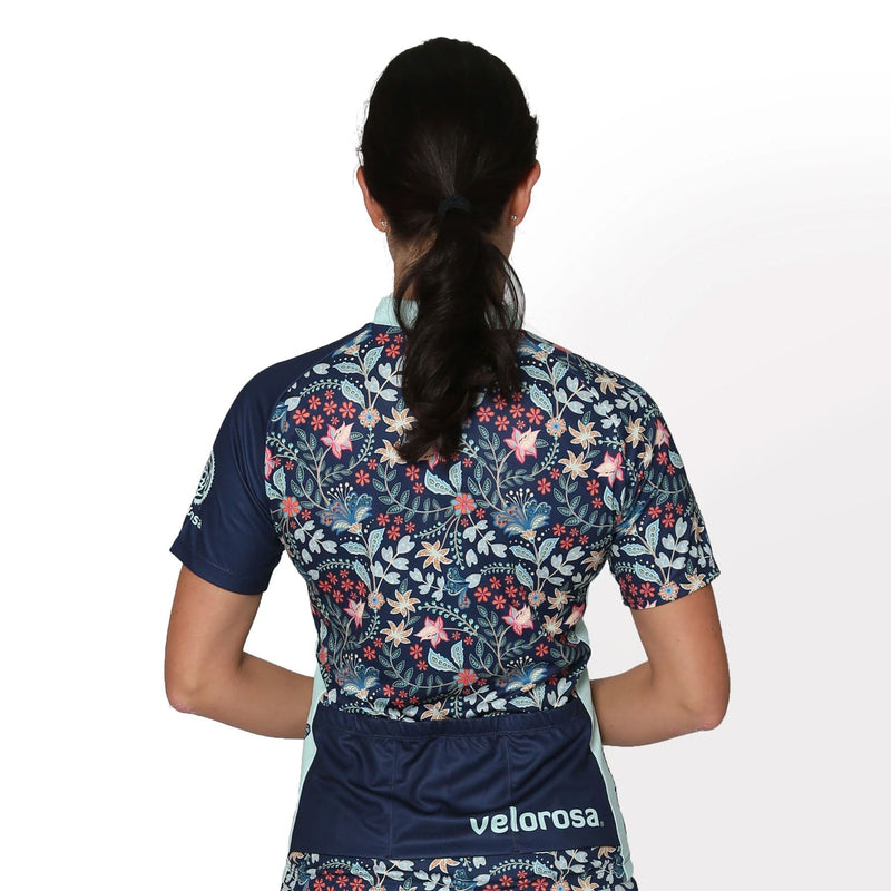 Load image into Gallery viewer, Velorosa Wildflower Womens Cycling Short-Sleeved