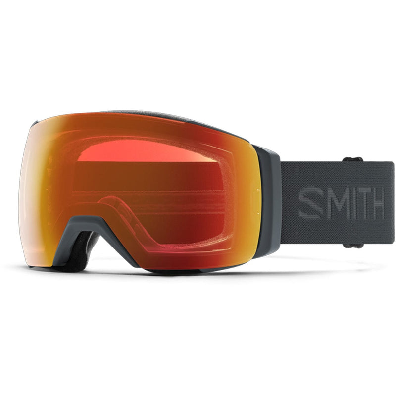 Load image into Gallery viewer, Smith I/O Mag XL Slate/ChromaPop Everyday Red Mirror/Chromapop Storm Blue Sensor Mirror Snow Goggles