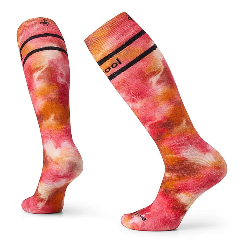 Load image into Gallery viewer, Smartwool Women's Ski Full Cushion Tie Dye Print Over The Calf Socks
