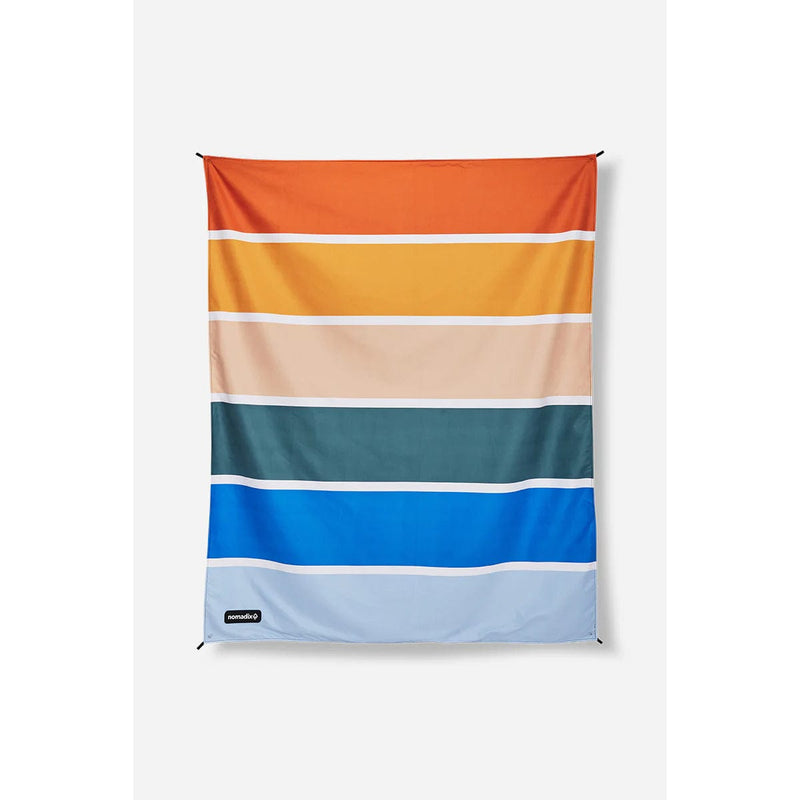 Load image into Gallery viewer, Nomadix Stripes Retro Festival Blanket