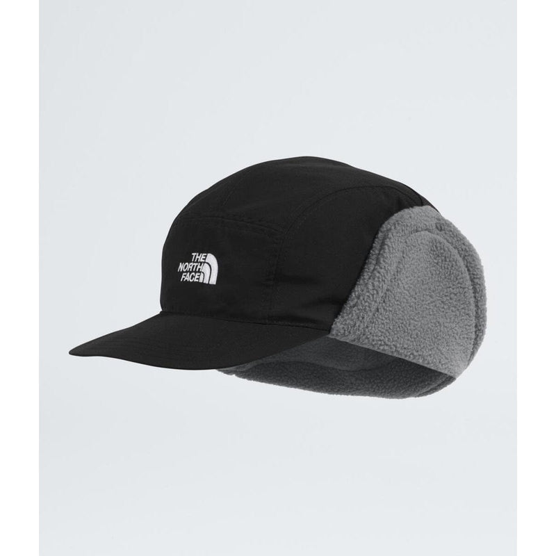 Load image into Gallery viewer, Black and gray cap with The North Face logo on a light gray background
