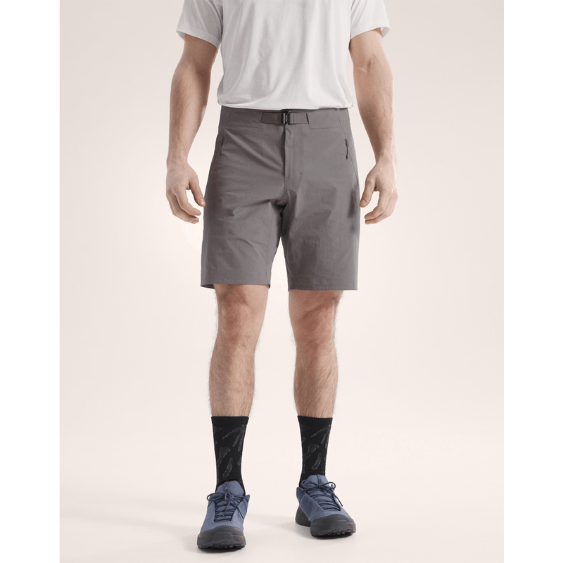 Load image into Gallery viewer, Person wearing gray shorts on a plain background