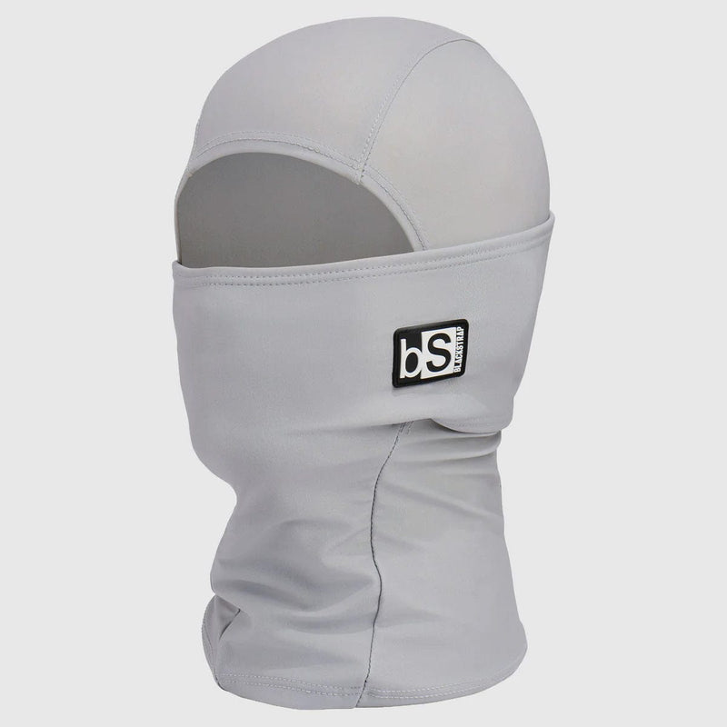 Load image into Gallery viewer, Gray balaclava with a brand logo on a white background