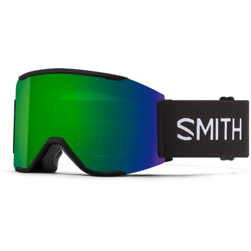 Load image into Gallery viewer, Smith Squad Mag Black/ChromaPop Sun Green Mirror/Chromapop Storm Amber Snow Goggles