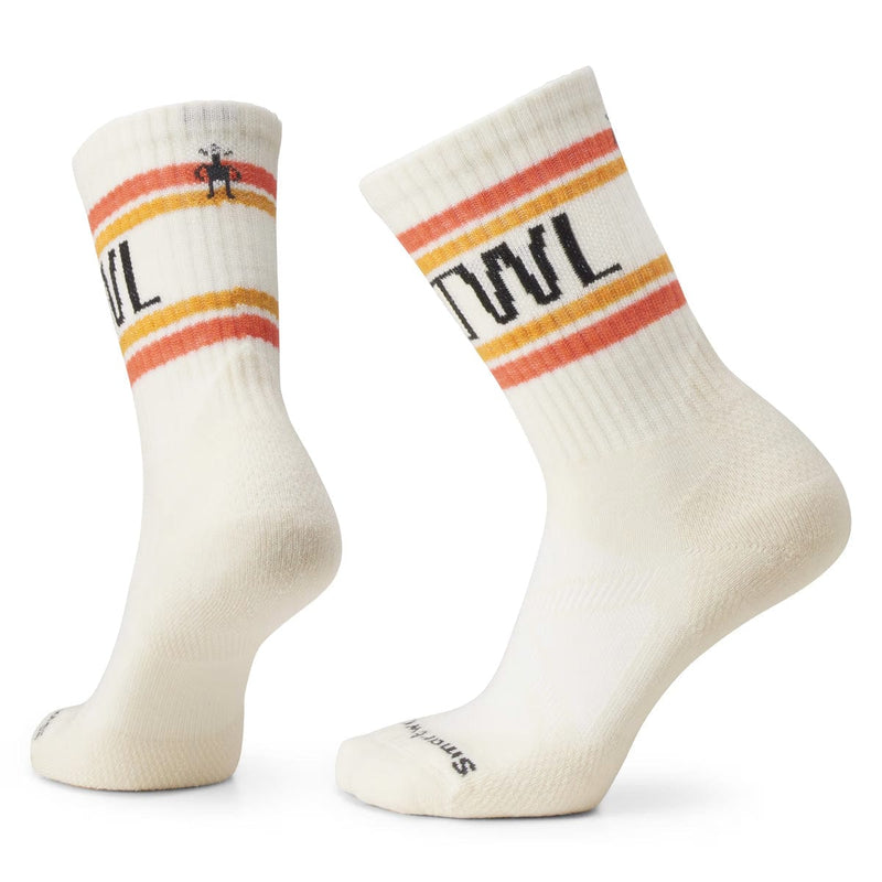 Load image into Gallery viewer, Smartwool Athletic SMRTWL Retro Stripe Crew Socks