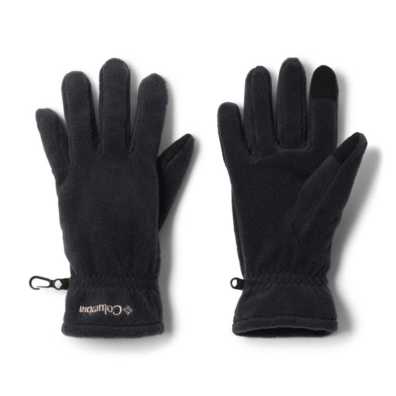 Load image into Gallery viewer, Pair of black Columbia gloves on a white background