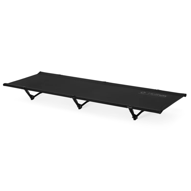 Load image into Gallery viewer, Black folding cot on a white background