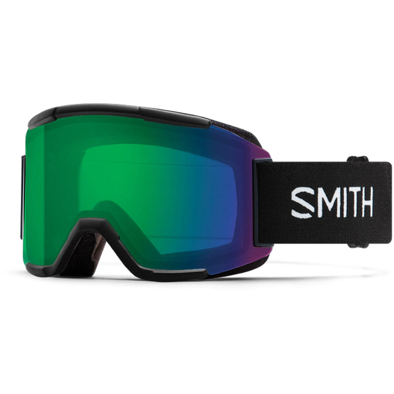 Load image into Gallery viewer, Smith Squad Black /ChromaPop Everyday Green Mirror /Clear Snow Goggles