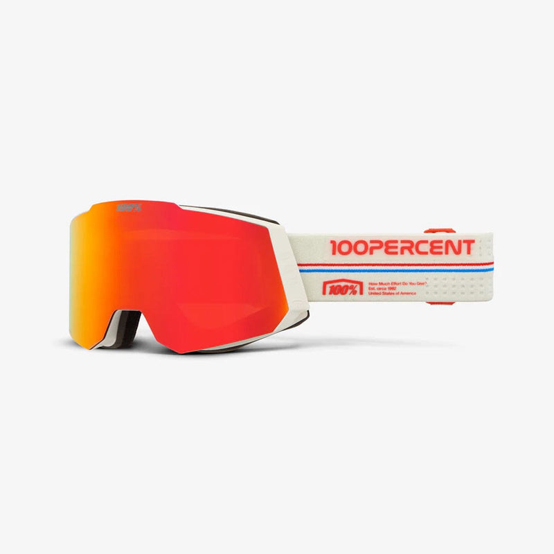 Load image into Gallery viewer, 100% SNOWCRAFT HiPER Goggle Launch - Mirror Red Lens