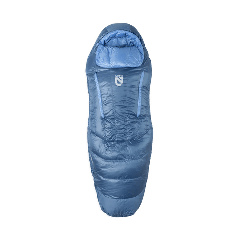 Load image into Gallery viewer, Blue sleeping bag on a white background
