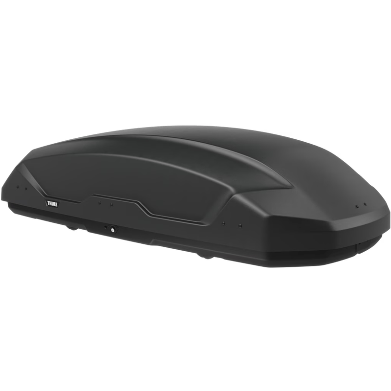 Load image into Gallery viewer, Black roof box on a white background
