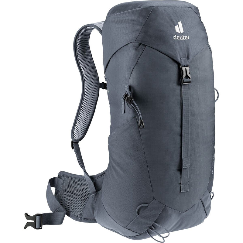 Load image into Gallery viewer, Gray backpack with Deuter logo on a white background
