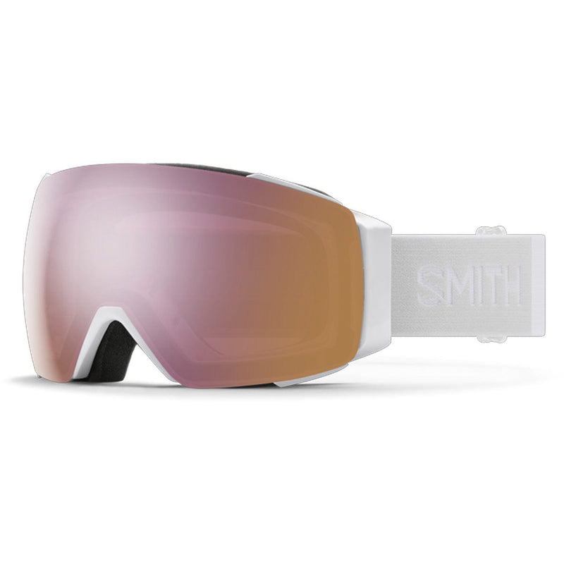 Load image into Gallery viewer, Smith I/O Mag White Vapor/ChromaPop Everyday Rose Gold Mirror /Chromapop Storm Rose Flash Snow Goggles