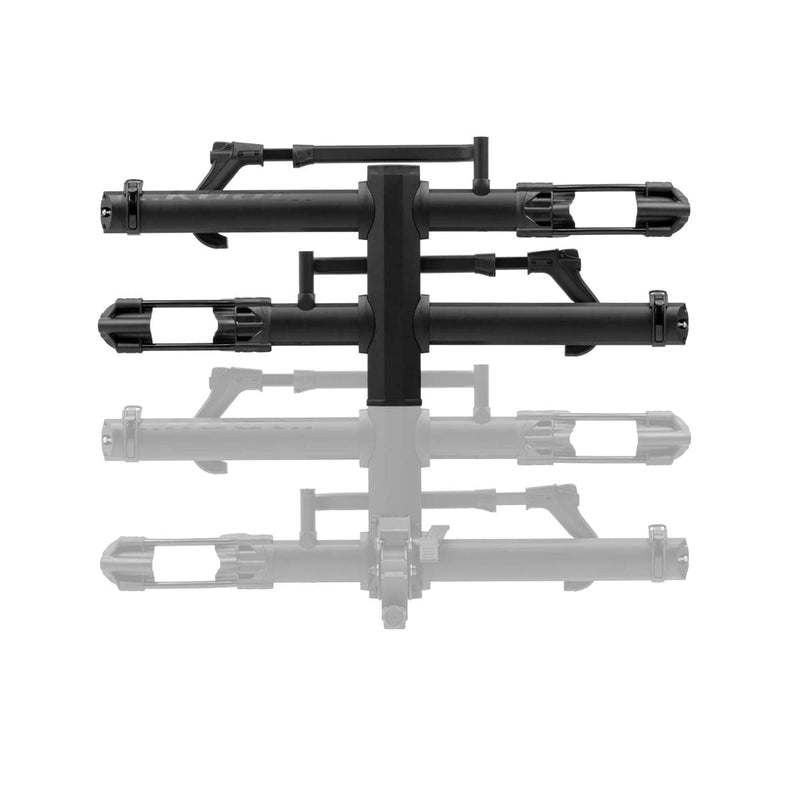 Load image into Gallery viewer, Black metal bike frame on a white background