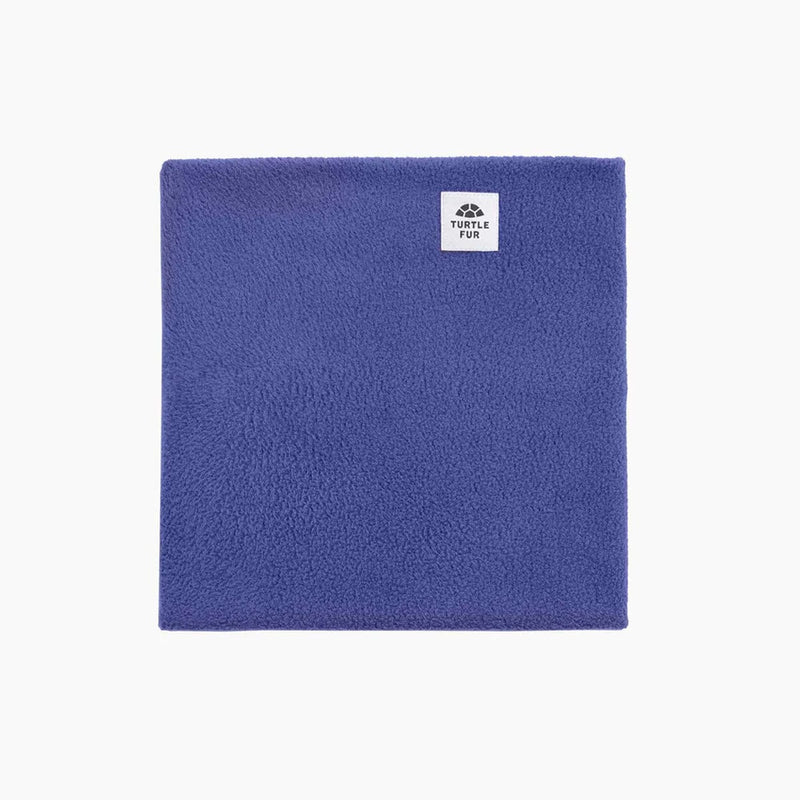 Load image into Gallery viewer, Blue towel with a brand logo on a white background