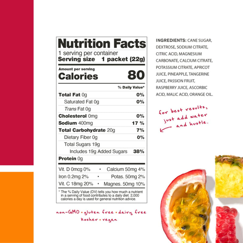Load image into Gallery viewer, Skratch Labs Hydration Sport Drink Mix Fruit Punch Hydration Drink Mix - Single Serve