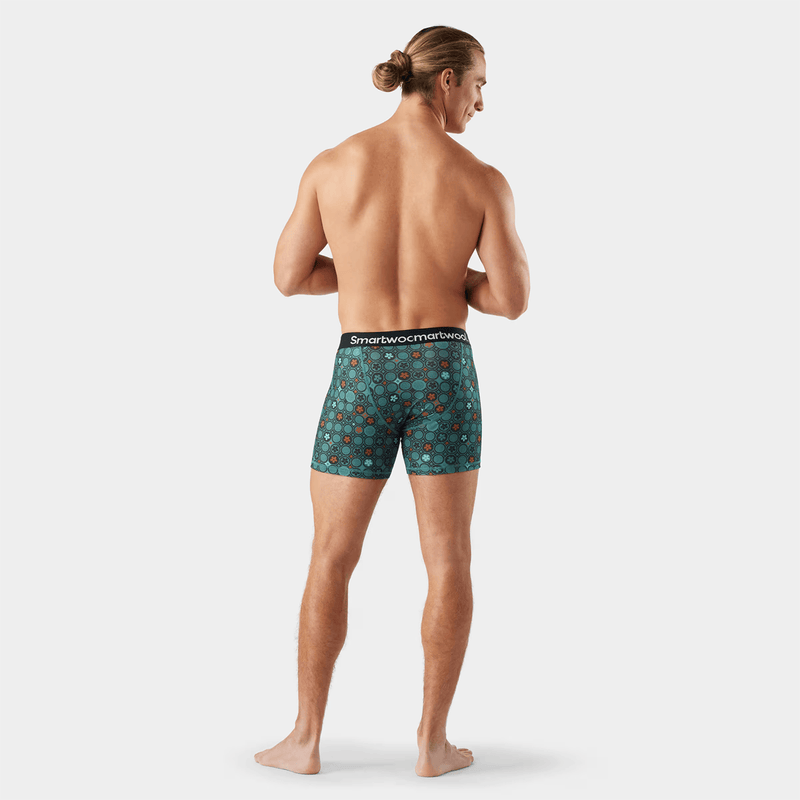 Load image into Gallery viewer, Smartwool Men's Merino Print Boxer Brief Boxed