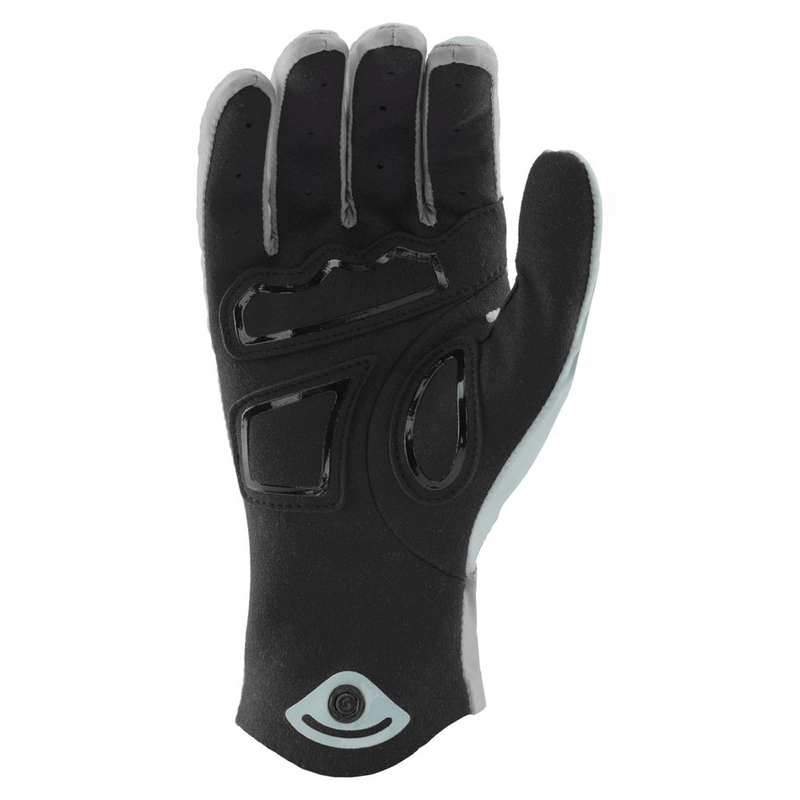 Load image into Gallery viewer, Black glove with gray accents on a white background