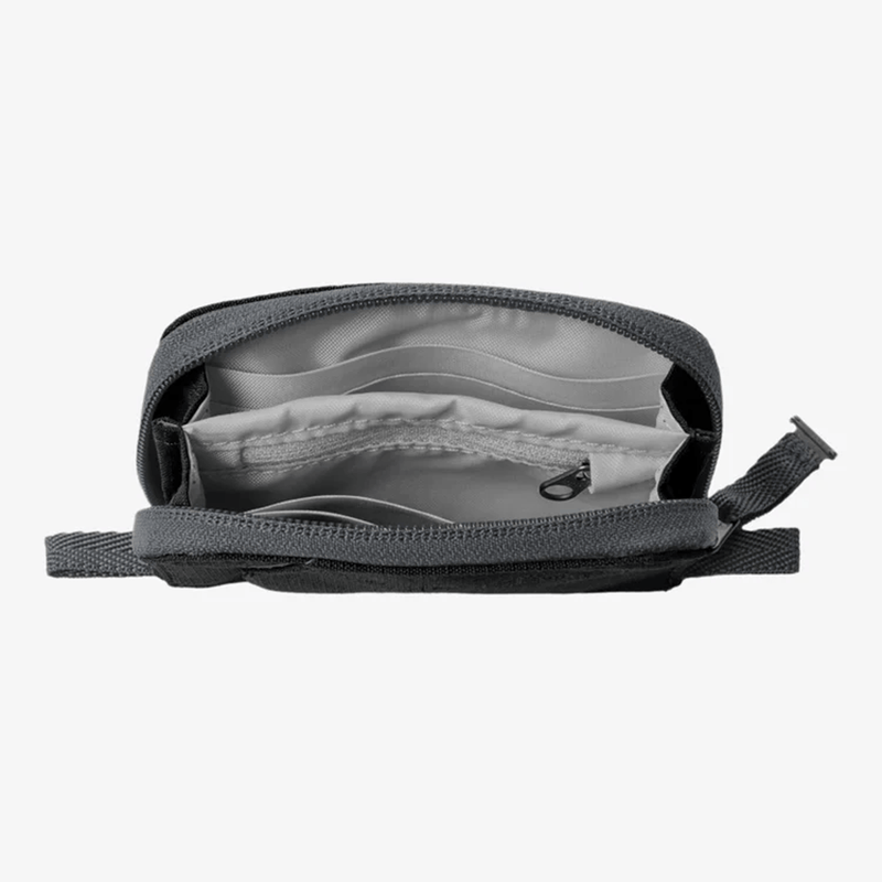 Load image into Gallery viewer, Gray pouch with zipper on a white background