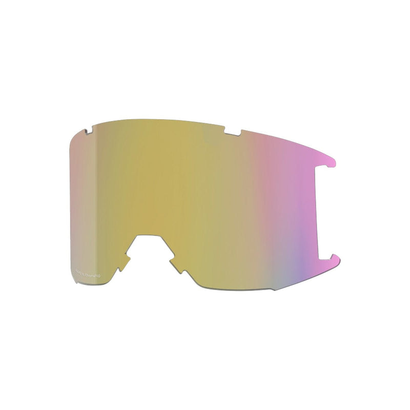 Load image into Gallery viewer, Smith Squad XL Black/ChromaPop Sun Red Mirror/Chromapop Storm Yellow Flash Snow Goggles