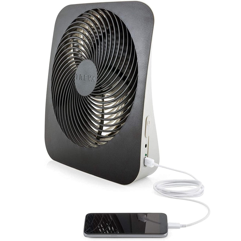 Load image into Gallery viewer, Treva 10 Inch Battery & Electric Powered Fin Fan