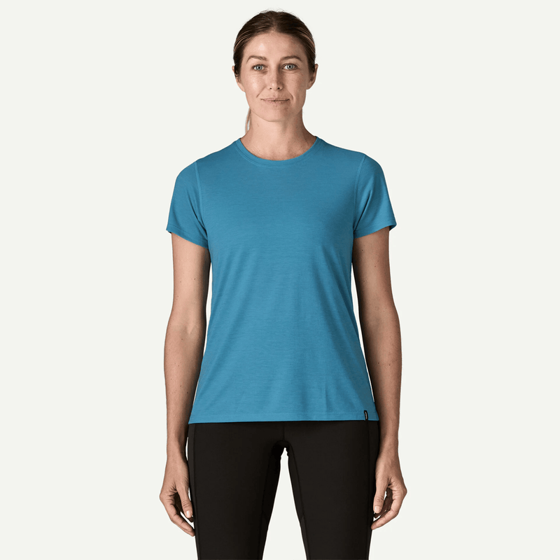 Load image into Gallery viewer, Patagonia Women's Short Sleeve Cap Cool Trail Shirt