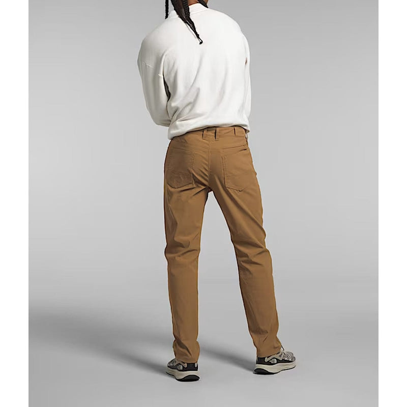 Load image into Gallery viewer, Person wearing a white sweater and brown pants on a gray background
