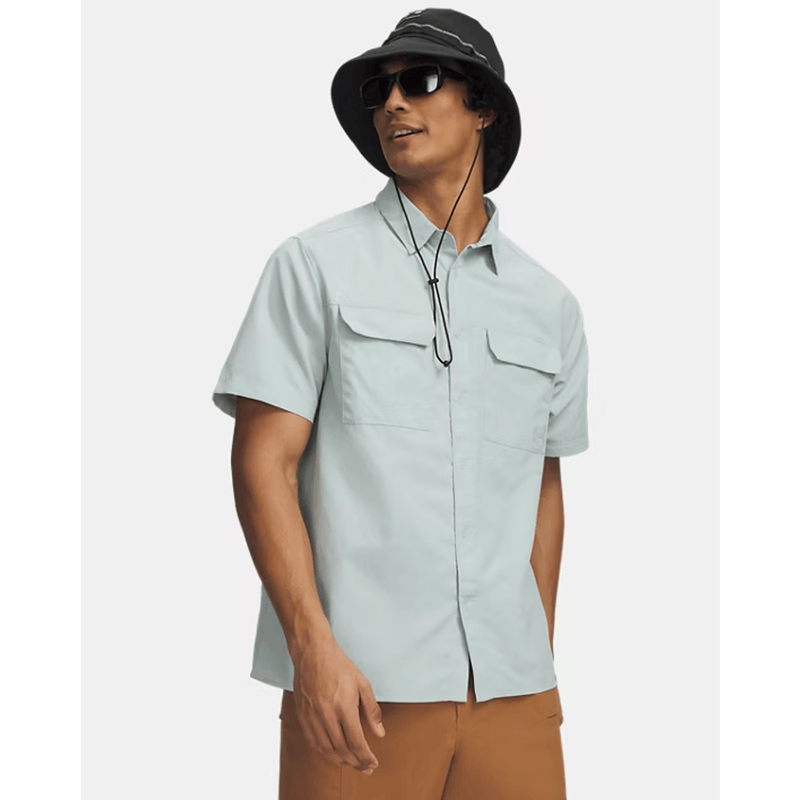 Load image into Gallery viewer, Under Armour Explor Woven Solid Men's Short Sleeve