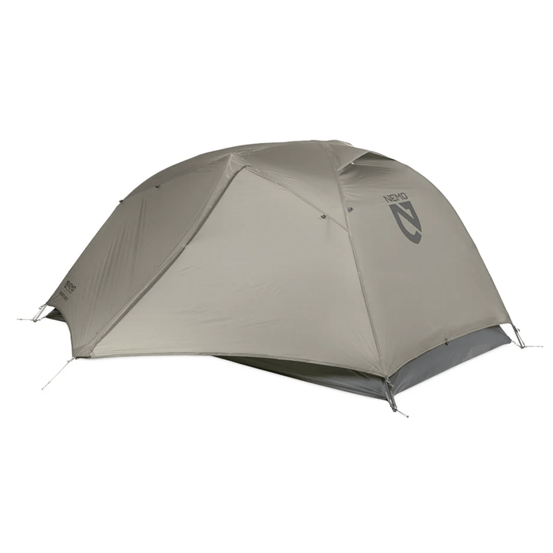 Load image into Gallery viewer, Gray tent with a brand logo on a white background