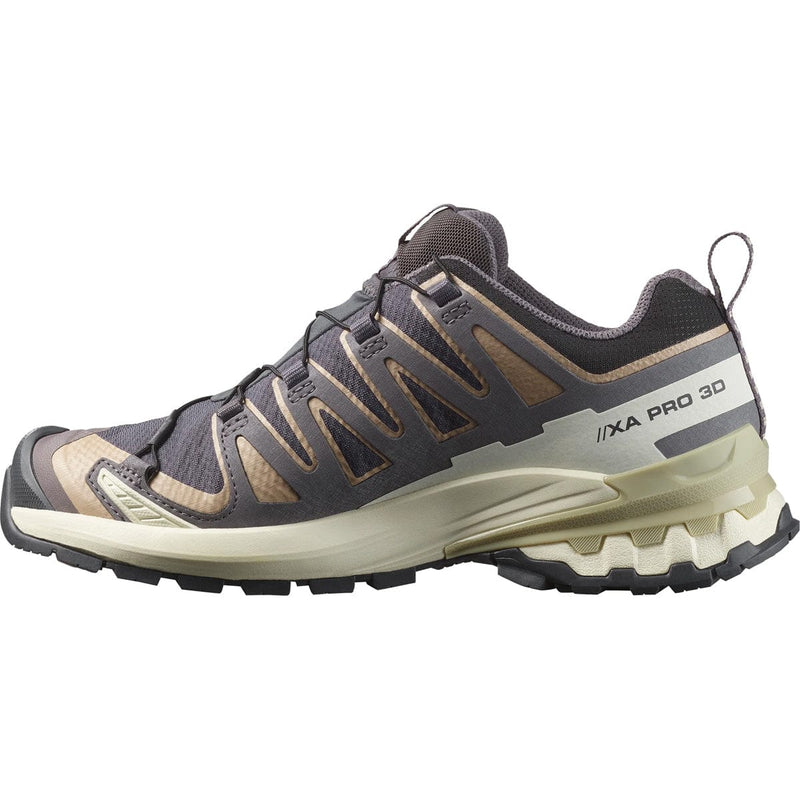 Load image into Gallery viewer, Gray and beige hiking shoe with 'XA Pro 3D' branding on a white background