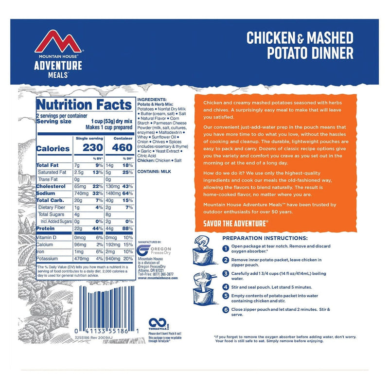 Load image into Gallery viewer, Mountain House Chicken & Mashed Potato