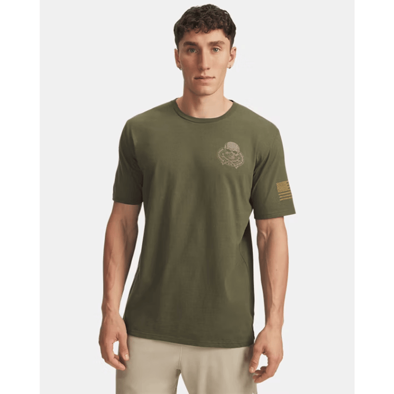 Load image into Gallery viewer, Under Armour Freedom Fire Skull Men's T-Shirt